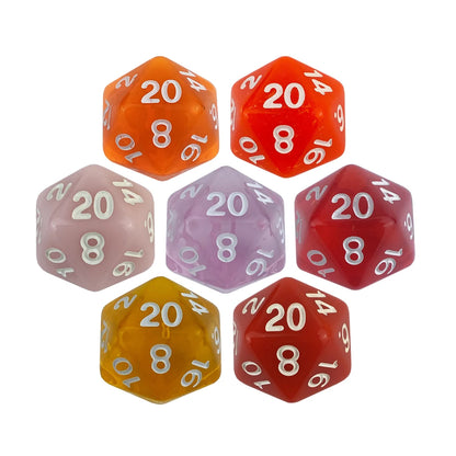 D20 Dice Set - 7 Pack