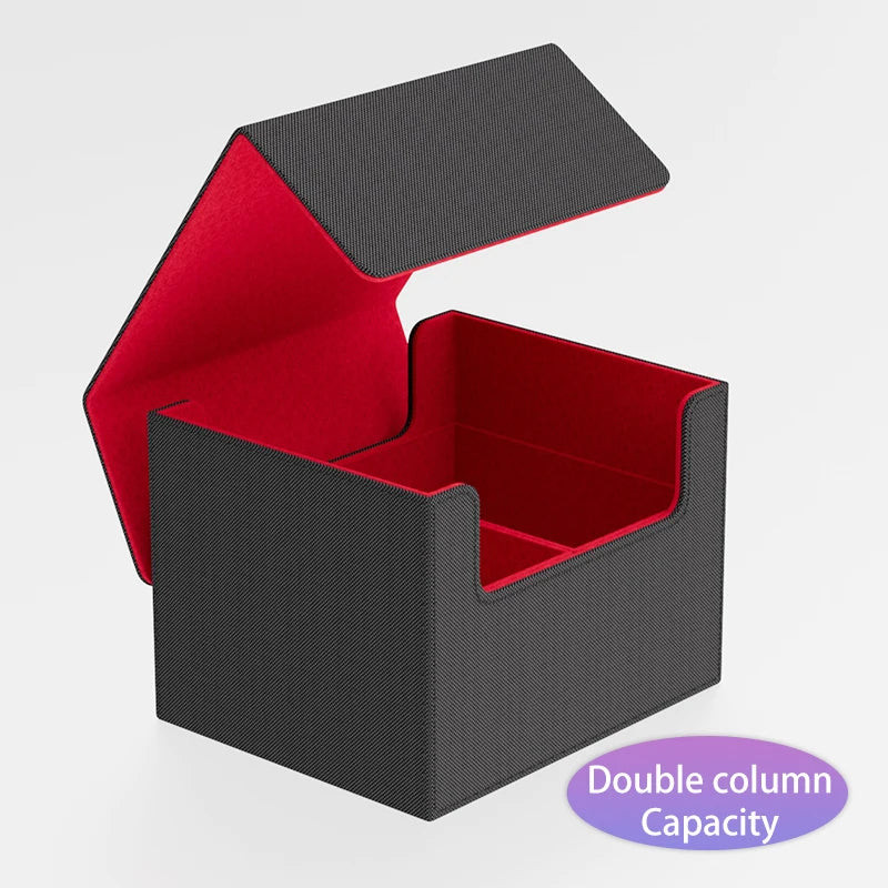 Graded card slab storage box – Double Column, Red