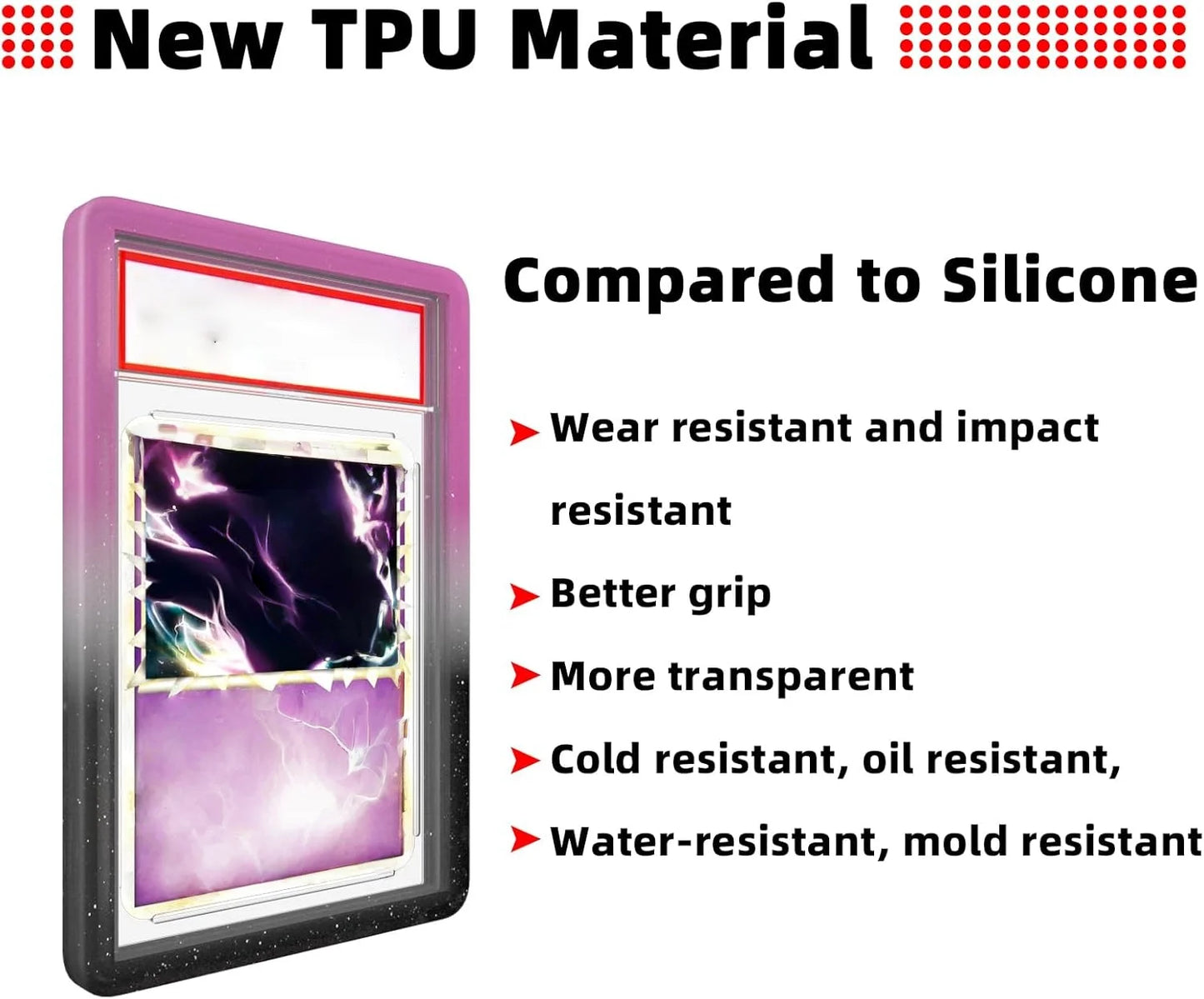 Silicone PSA slab guard protector – product detail view