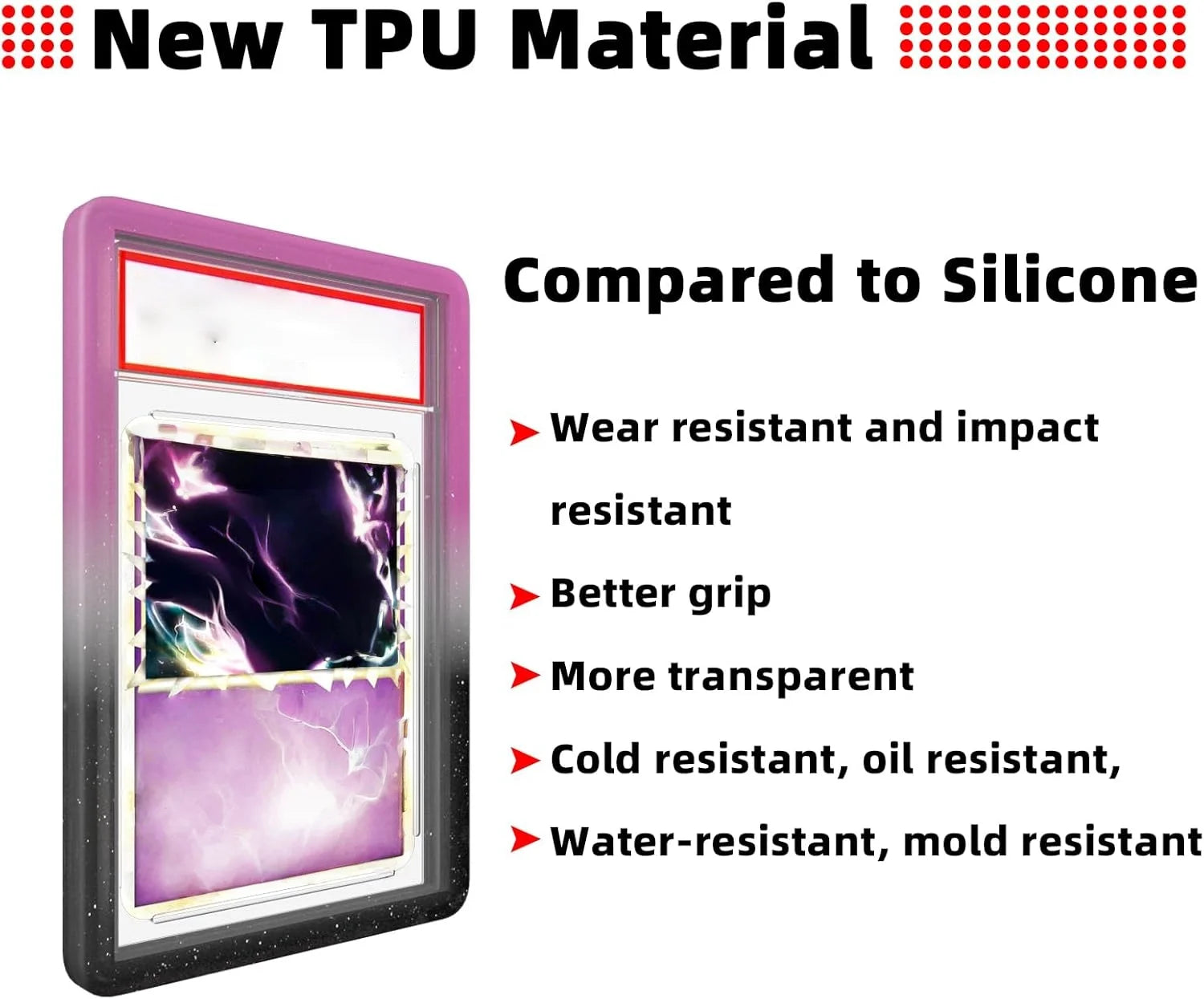Silicone PSA slab guard protector – product detail view