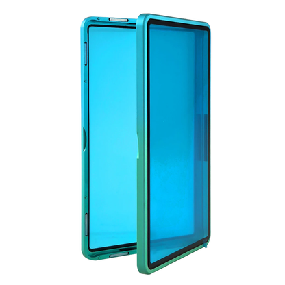 Aluminum graded card slab protector – Blue & Green, for PSA