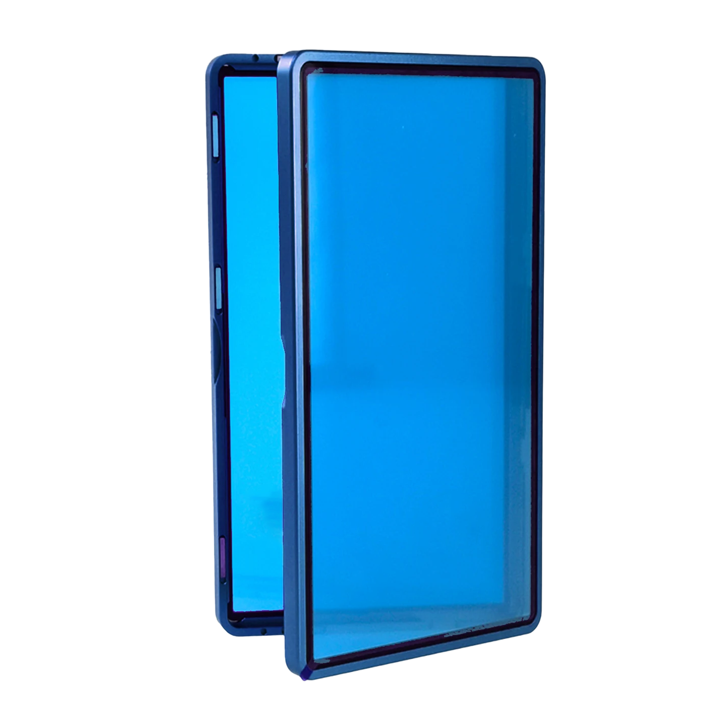 Aluminum graded card slab protector – Blue, for PSA and BGS