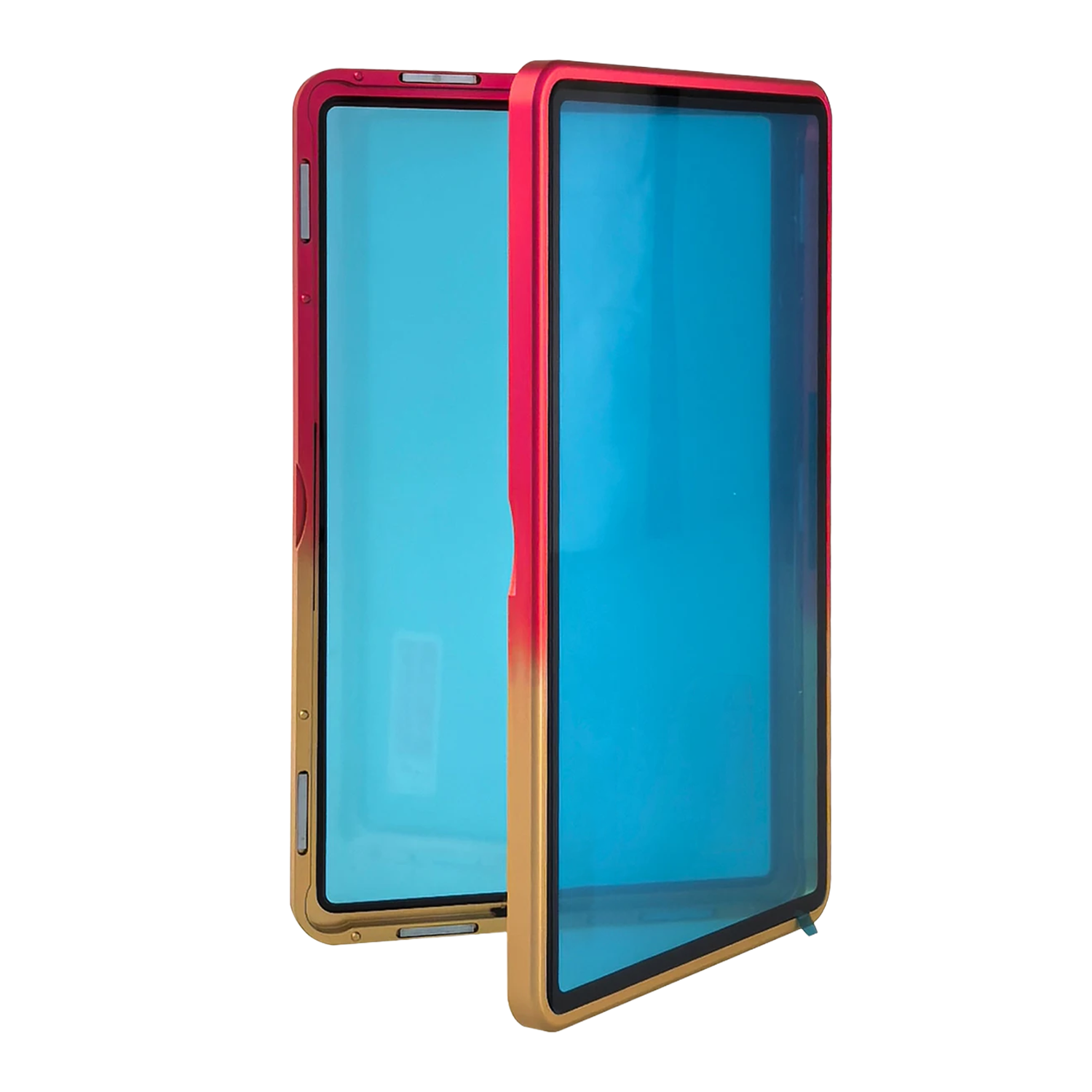 Aluminum graded card slab protector – Red & Gold, for PSA