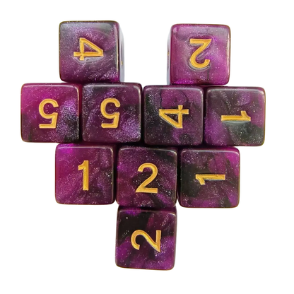 Galaxy Sky Acrylic Dice Set