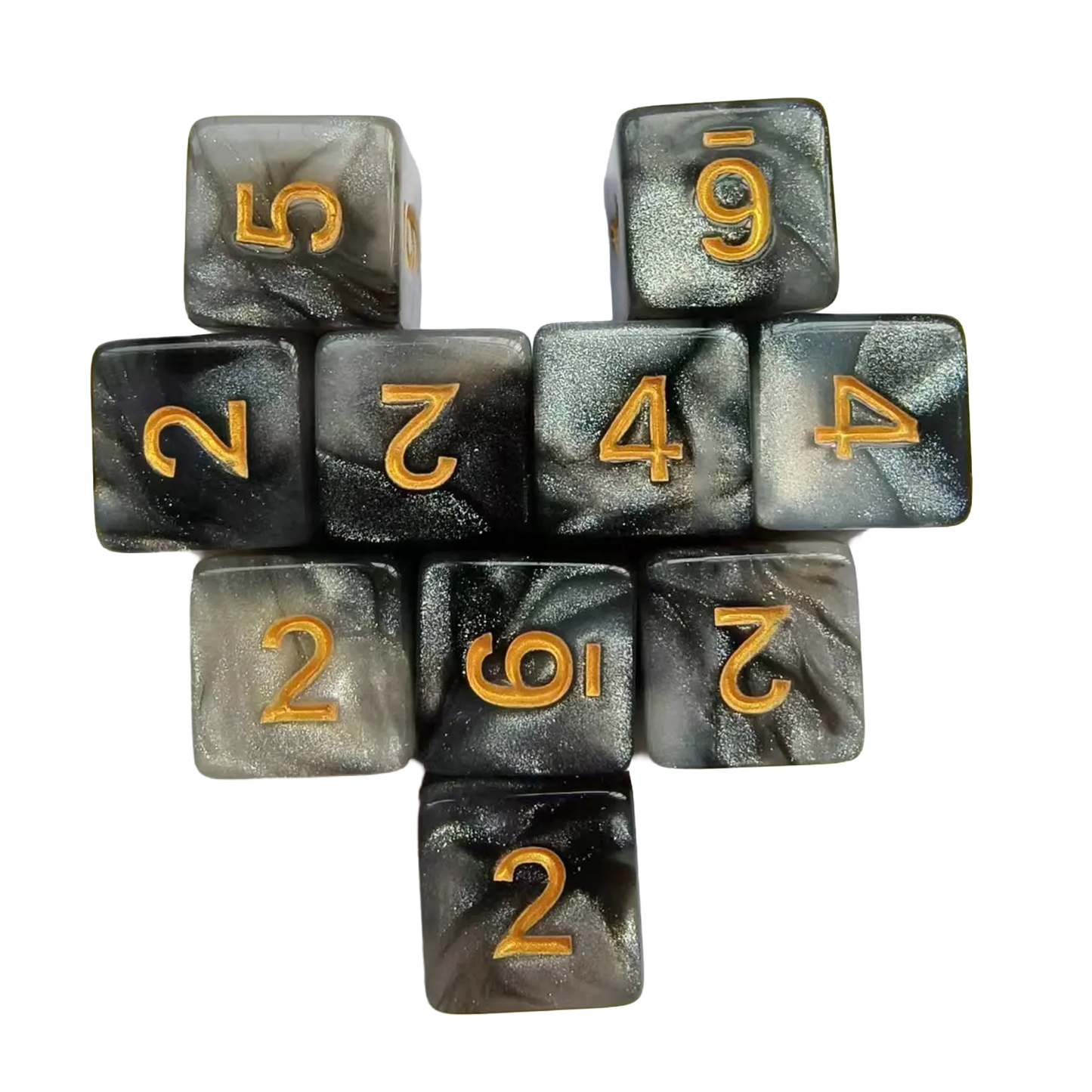 Galaxy Sky Acrylic Dice Set