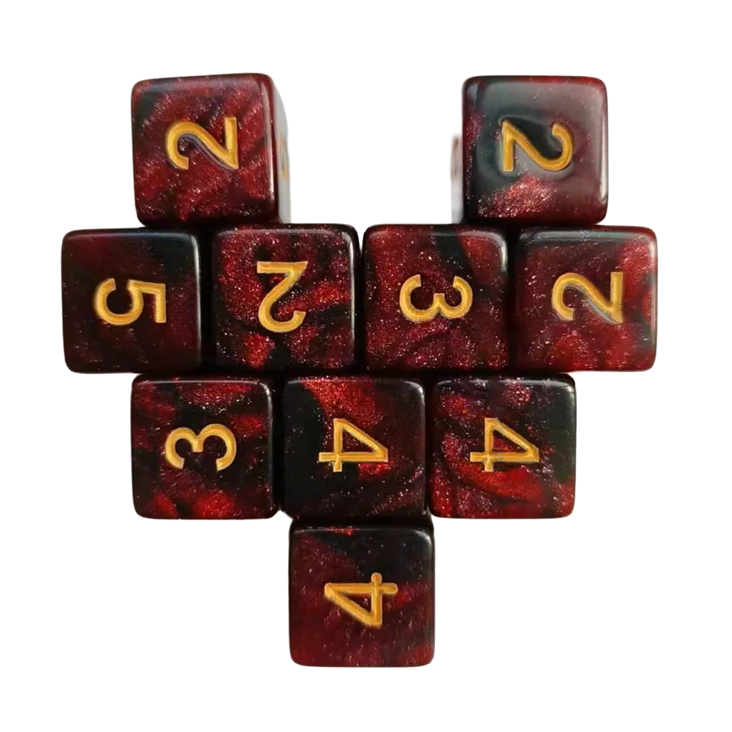 Galaxy Sky Acrylic Dice Set