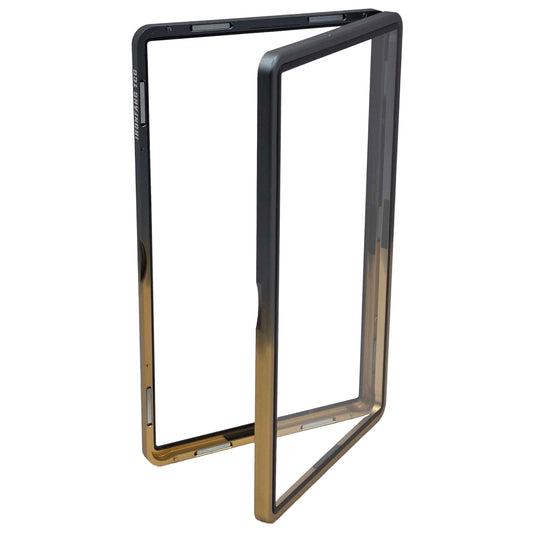Ironfang aluminum graded card slab protector – Eclipse, angled view